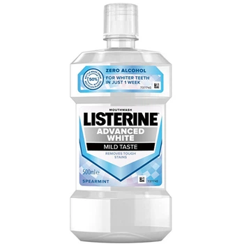 Ополіскувач для порожнини рота Listerine Advanced White Mild Taste, 500 мл