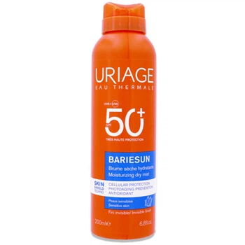 Зволожувальна суха сонцезахисна димка Uriage SPF 50+, 200 мл