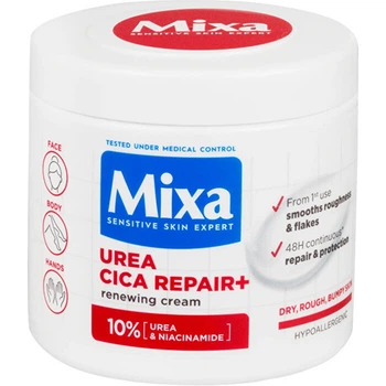 Обновляющий крем для тела MIXA Urea Cica Repair+, 400 мл