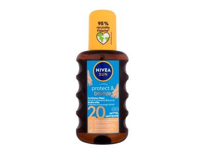 Масло для загара Nivea Sun Protect & Bronze SPF 20, 200 мл