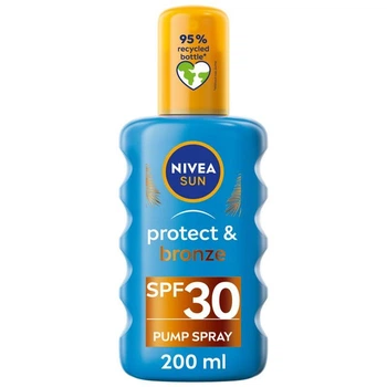 Масло для загара Nivea Sun Protect & Bronze SPF 30, 200 мл