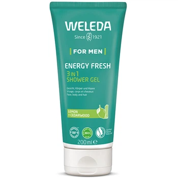 Гель для душа 3 в 1 Weleda Men Energy Fresh, 200 мл