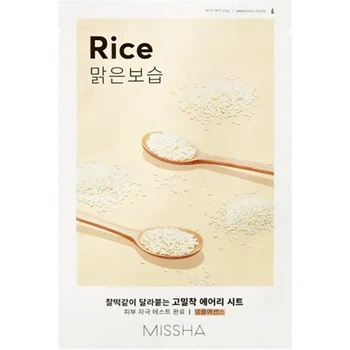 Маска для лица Missha Rice Airy Fit смягчающая, 19 г