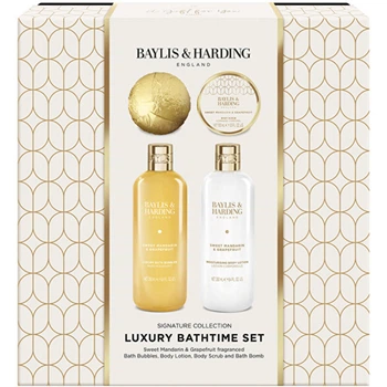 Подарунковий набір засобів для догляду за тілом і ванною Baylis & Harding Luxury Bath Time Set Mandarinka & Grapefruit