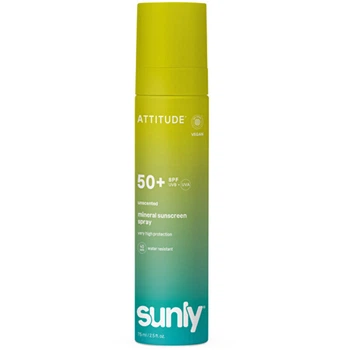 Минеральный солнцезащитный спрей Attitude SPF 50, 75 мл