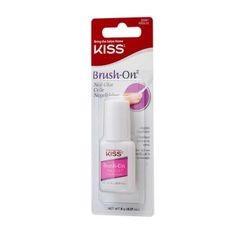 Швидкосохнучий клей для нігтів із пензликом для нанесення Kiss My Face Brush-On, 5 г