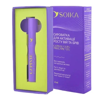 Сироватка для активного росту вій та брів Soika Capixyl Active, 4 мл (4820238722248)