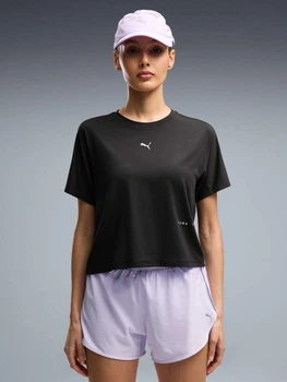 Спортивная футболка для бега женская Puma 528988-01 XS Черная (4070032837253)