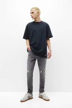 Джинси Pull & Bear сірий XCTDF343 38