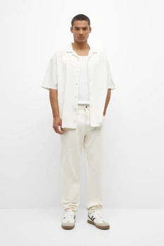 Джинси Pull & Bear кремовий INUEB428 42