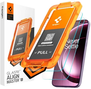 Szkło hartowane Spigen Glas.tR AlignMaster Slim AC 2-Pack do OnePlus 15 Transparent (8800337244663)