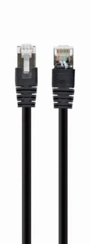 Патч-корд 5 м, S/STP, Black, Cablexpert, Cat.6a, Cu, LSZH (PP6A-LSZHCU-BK-5M)