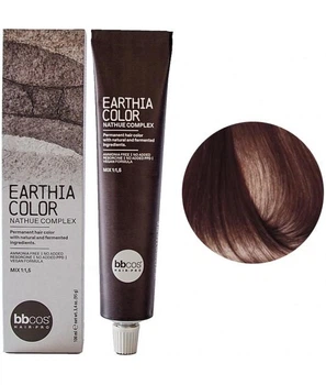 Веганська фарба BBcos для волосся без аміаку BBcos Earthia Color 6/54 Темно-русявий тропічний 100 мл