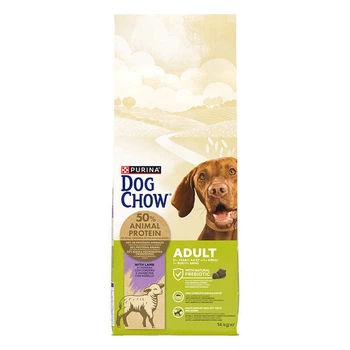 Dog Chow Adult Lamb - Сухой корм с ягненком для взрослых собак 14 кг (7613034487636)