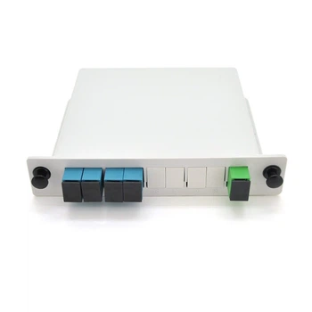 Оптический корпусной PLC делитель 1x4 Merlion MLOPS603 PLC-1×4 SC/UPC