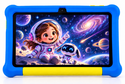Дитячий планшет 7" Smart Life Within Reach KT1018 2+6/64GB Wi-Fi Android 13 2500 mAh + захисний чохол Blue/Yellow