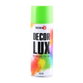 Фарба автомобільна флуоресцентна Nowax Spray NX48046 зелена 450 мл