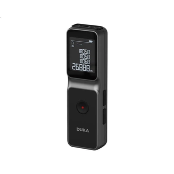 Лазерный дальномер DUKA LSA с инфракрасным датчиком, высокоточная электронная измерительная лента, портативный, для домашнего использования.