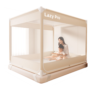 Детский манеж Lazy Infinity Class A Home с противоударной сеткой и тремя дверцами, 2,0*2,2 м [утолщенный каркас с пряжками]