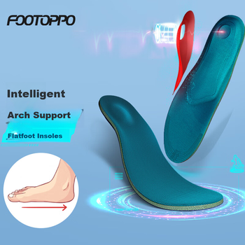 Стельки FOOTOPPO для плоскостопия с высокой поддержкой свода стопы, ортопедические спортивные стельки для взрослых с плоскостопием
