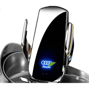 Автомобильный держатель для телефона Zhicheng для Audi A6L/A7, автоматическая беспроводная зарядка с датчиком, не блокирует вентиляционные отверстия.