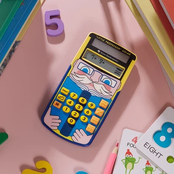 Учебный калькулятор Texas Instruments LITTLE PROFESSOR, обучающая машина для устного счета, развивающая игрушка для детей от 3 до 6 лет.