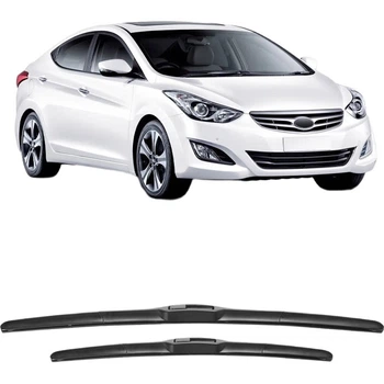 Склоочисники Paisu для Hyundai Elantra 12-18 років/Hyundai Verna 13-17 років, оригінальні безкісткові щітки склоочисників, гумові смужки, безшумні, 26+14