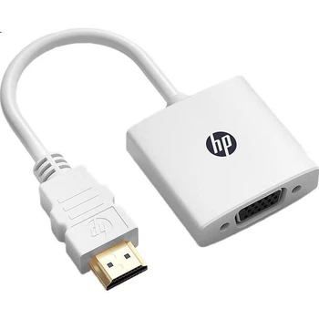 Конвертер HP HDMI в VGA с аудио и блоком питания, адаптер видео высокой четкости, для настольных компьютеров, ТВ-приставок, портативных игровых устройств, PS5, подключения к мониторам и проекторам для больших экранов.