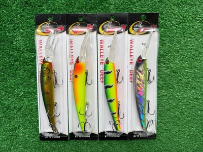 Набор Воблеров для троллинга Bandit Walleye Deep 120mm\17.7g (4шт) (8105-набор 10)