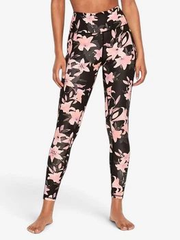 Cпортивные леггинсы для фитнеса высокие женские Victoria's Secret Core Essential 26299322 XS Черные (360000406007)
