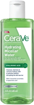 Увлажняющая мицеллярная вода CeraVe Hydrating Cleanser для очищения нормальной и сухой кожи лица 400 мл (3337875953085)
