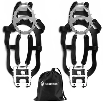 Ледоходы (ледоступы) на обувь Springos Size L CS0173 Black