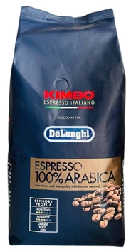 Kawa ziarnista Kimbo Delonghi Espresso 100% Arabica 1 kg (8002200140465)
