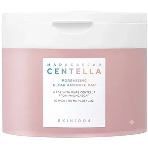 Тонер-педи для звуження пор Skin1004 Madagascar Centella Poremizing Clear Ampoule Pad 60 шт