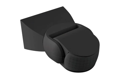 Датчик руху GTV CR-9, максимум.1200W, AC220-240V, кут 180°, дальність 8м, IP65, чорний - CR-CR9000-10B