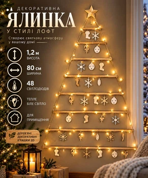 Декоративная елка в стиле лофт Blachere