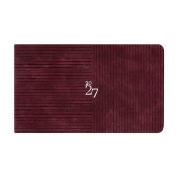 Щотижневик датований 2027 Leo Planner 10х17см Clarity 252787 винний (м'який) /252787/