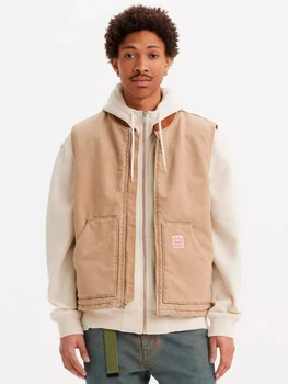 Теплый жилет мужской Levi`s 397051697 2XL Бежевый (1162244599)