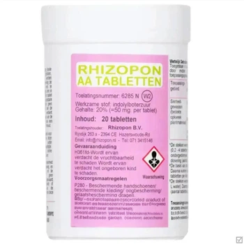 Укорінювач Rhizopon AA 0 2 відсотка Tablets 20 таблеток для живців