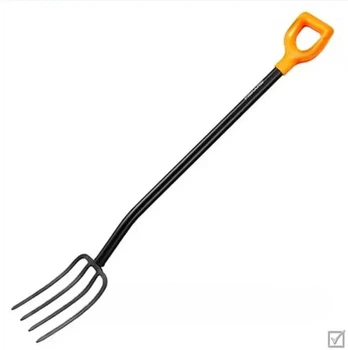 Вилы садовые Fiskars Solid 1070673 для аэрации почвы и компоста