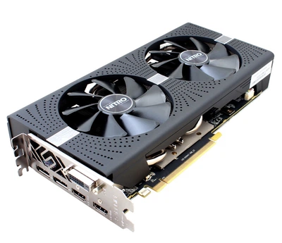 Ігрова відеокарта для пк AMD Radeon SHAPPHIRE Nitro + RX570 8gb Gddr5 - Б/У