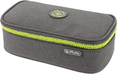 Пенал великий Herlitz BeatBox Grey-Yellow (4008110373294)