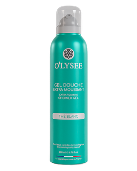 Гель-піна для душа з ароматом білого чаю O'LYSEE Extra Foaming Shower Gel The Blanc 200 мл (3520710011426)