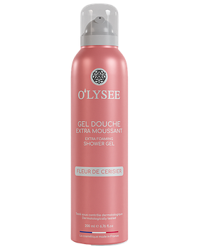Гель-піна для душа з ароматом квітучої вишні O'LYSEE Extra Foaming Shower Gel Fleur De Cerisier 200 мл (3520710011402)