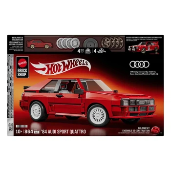 Колекційна машинка-конструктор Mattel Brick Shop Elite Audi ‘84 Sport Quattro (JLK39)
