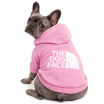 Худі для собак “The Dog Face” рожеве S