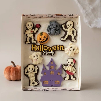 Шоколадный подарочный набор на Хэллоуин «Halloween Party» ручной работы