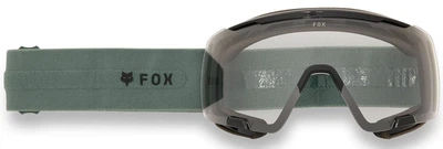 Маска велосипедная Fox Purevue Sage Clear Lens шалфейная прозрачная линза MTB