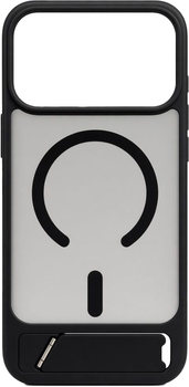 Etui Evelatus Rubber Coated MagSafe With Stand Case do Apple iPhone 18 Pro Black (4752192109738)