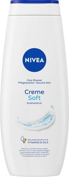 Гель-догляд для душу NIVEA Creme Soft з мигдалевою олією 500 мл